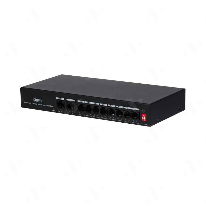 Switch PoE 8 port DAHUA DH-PFS3010-8ET-65
