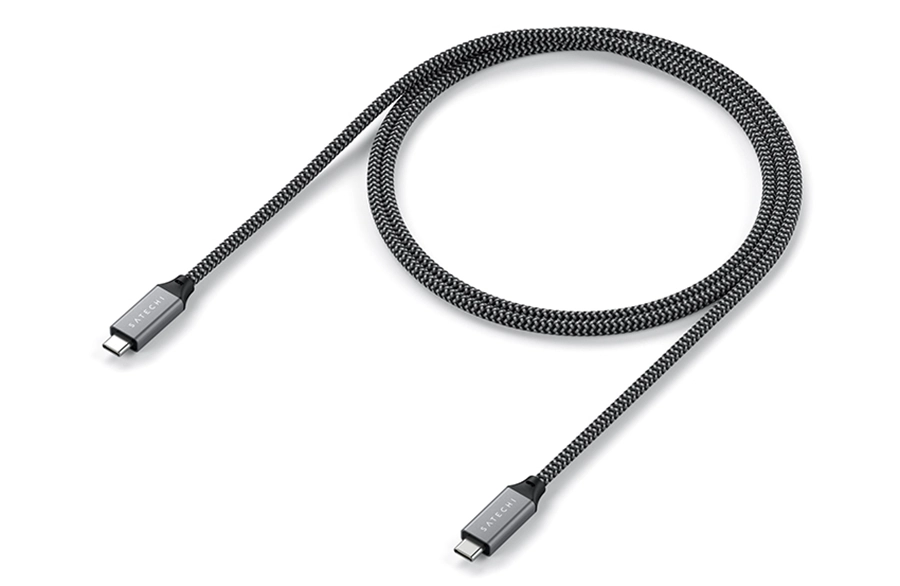Cáp Satechi USB4 C-to-C 25cm (8K/60Hz, 100W, 40Gbps, USB-IF, Cáp dù)