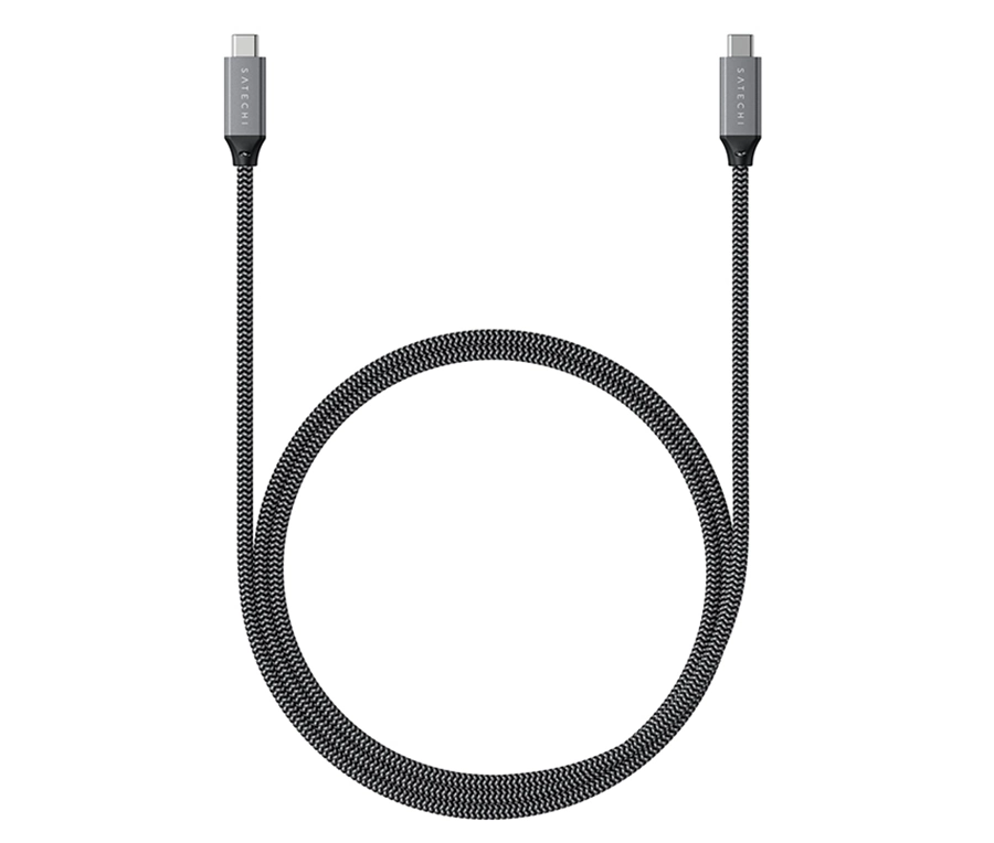 Cáp Satechi USB4 C-to-C 25cm (8K/60Hz, 100W, 40Gbps, USB-IF, Cáp dù)