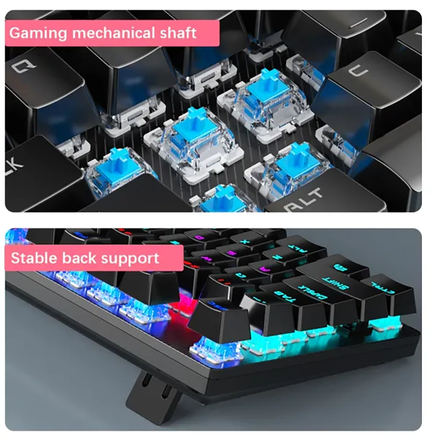 Bàn phím cơ gaming AULA S2022 (Blue switch, USB, LED Rainbow)