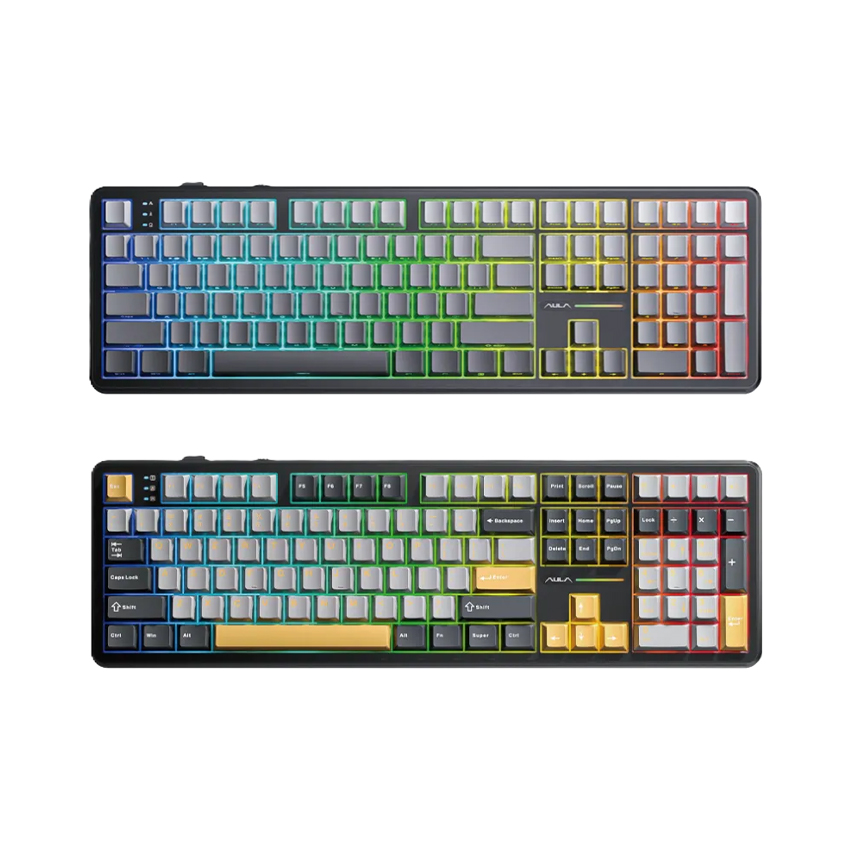 Bàn phím gaming AULA F108 Tri-mode