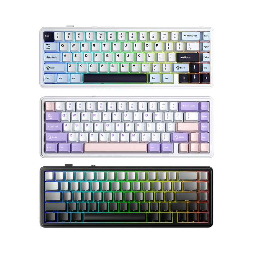 Bàn phím gaming AULA F65 Tri-mode