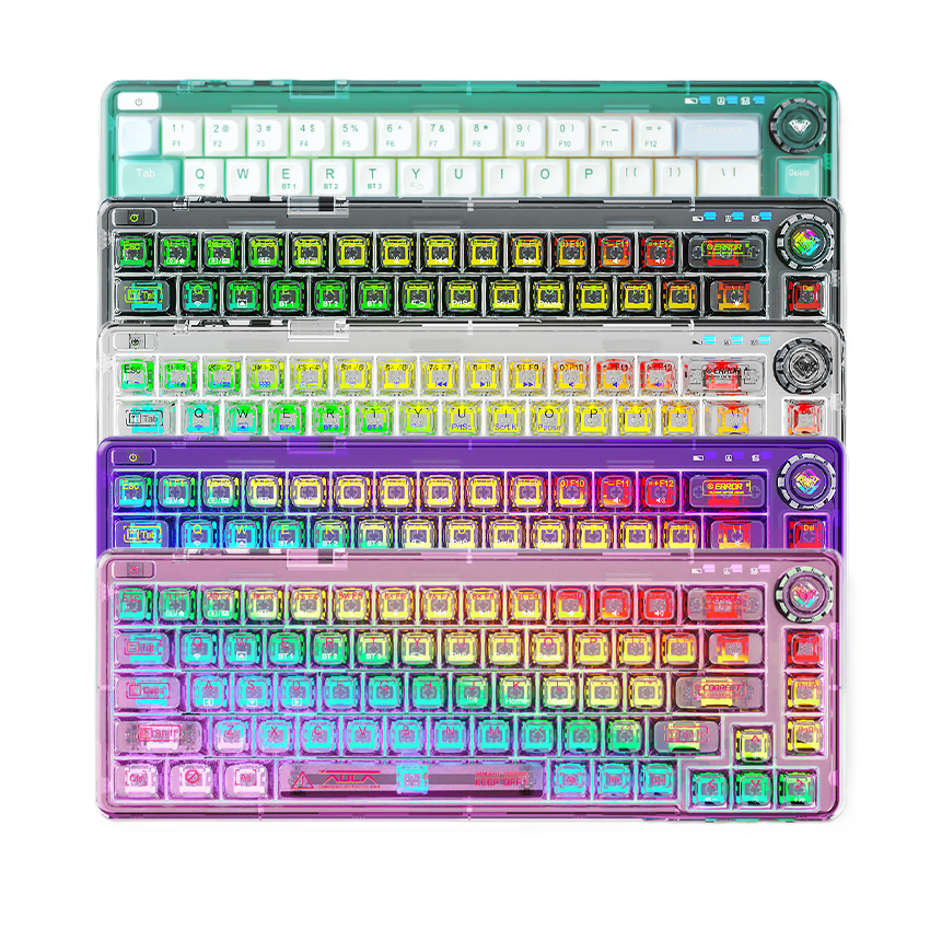 Bàn phím gaming AULA F68 Tri-mode
