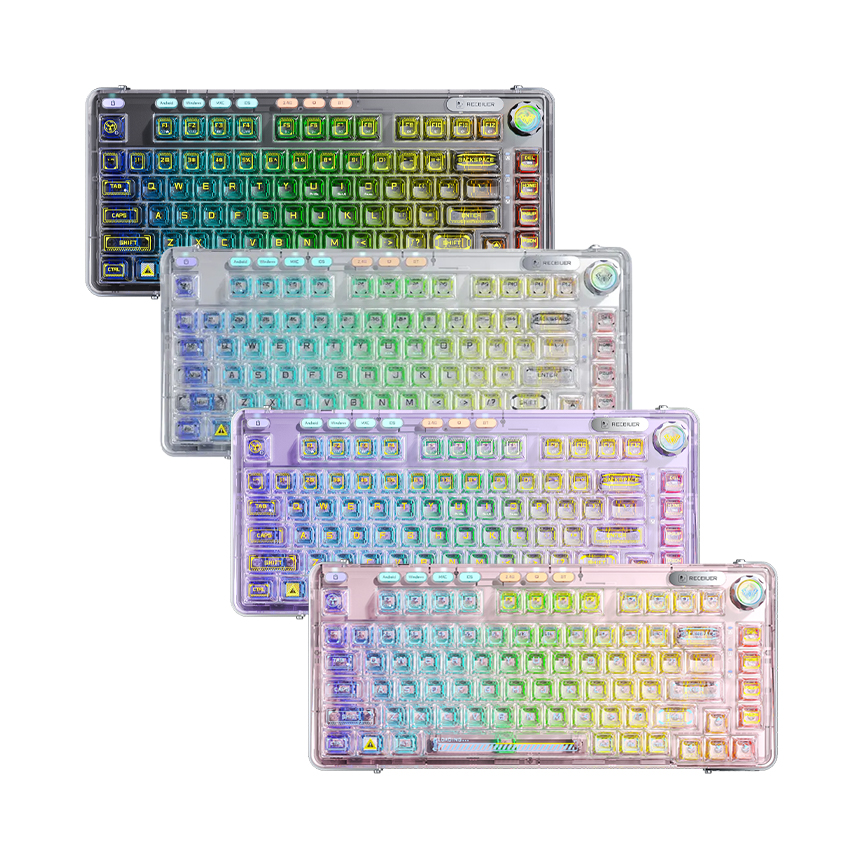 Bàn phím gaming AULA F81 Tri-mode