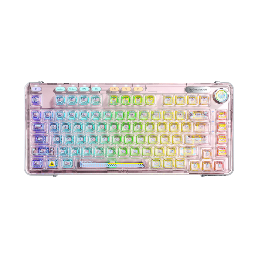 Bàn phím gaming AULA F81 Tri-mode - Ảnh 4
