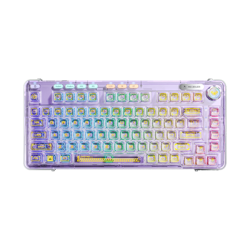 Bàn phím gaming AULA F81 Tri-mode - Ảnh 3