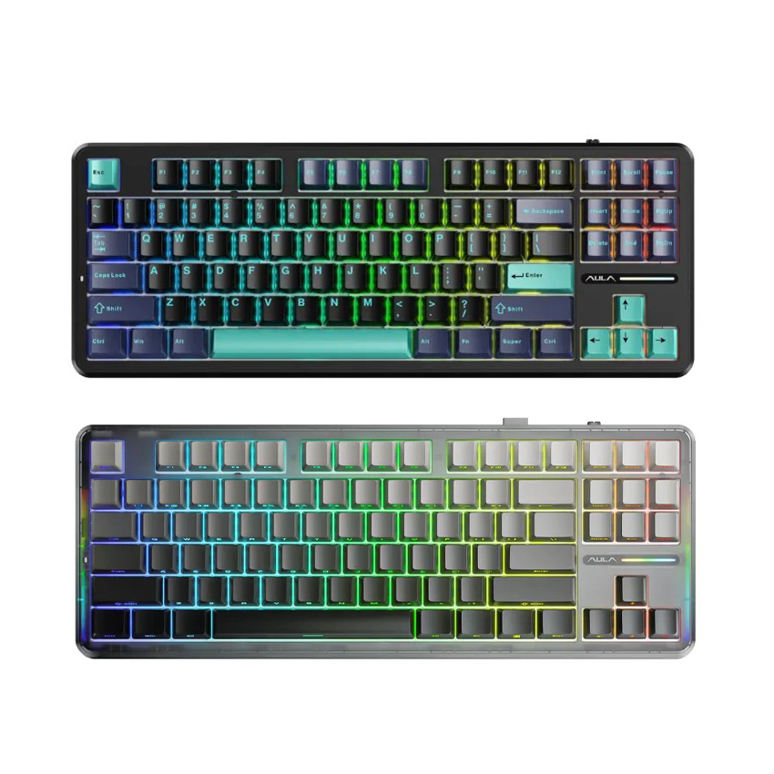 Bàn phím gaming AULA F87/F87 Pro Tri-mode