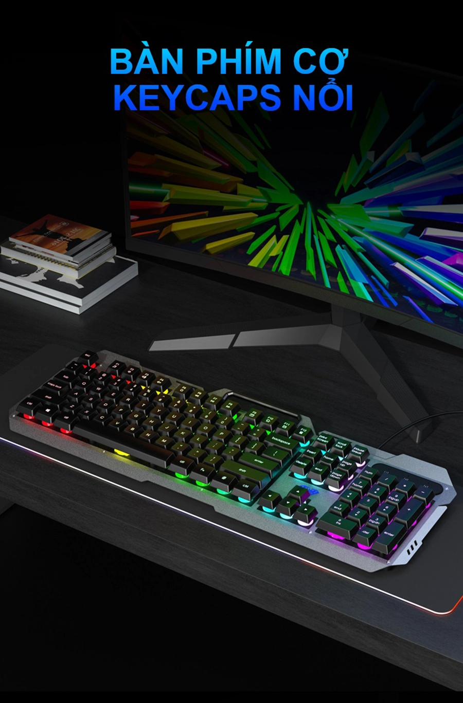 Bàn Phím Giả Cơ Gaming Có Dây AULA F2023