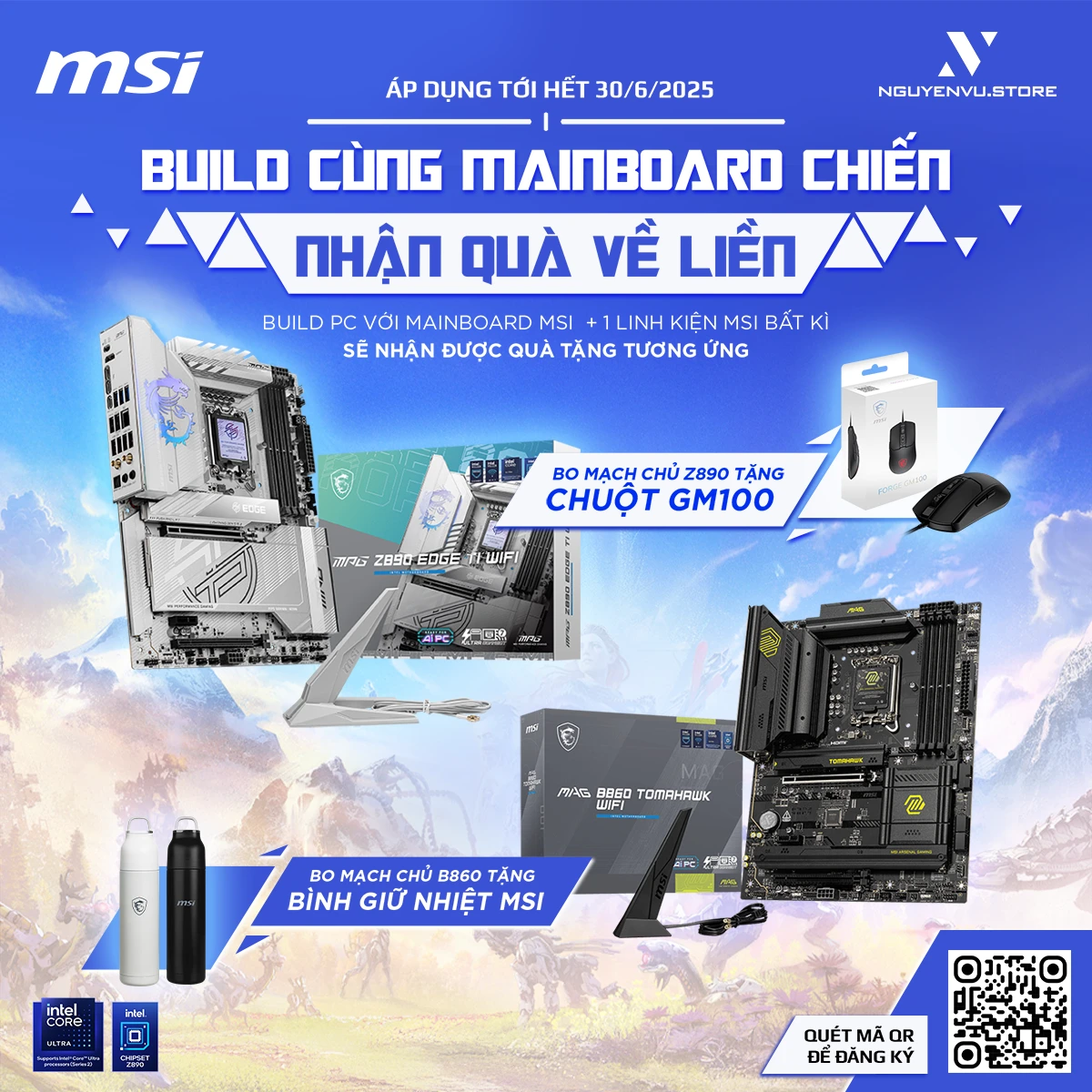 Build PC Cùng Mainboard MSI Z890/B860 - Nhận Quà Cực Hấp Dẫn