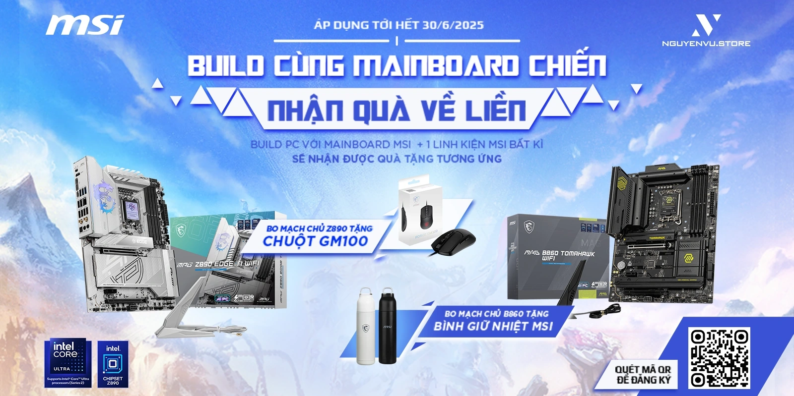 Build PC Cùng Mainboard MSI Z890/B860 - Nhận Quà Cực Hấp Dẫn