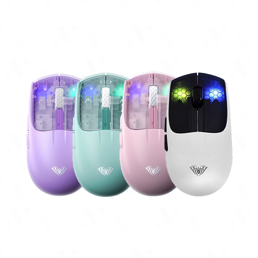 Chuột gaming AULA SC560 3 mode (Có dây/ 2.4G/ Bluetooth)