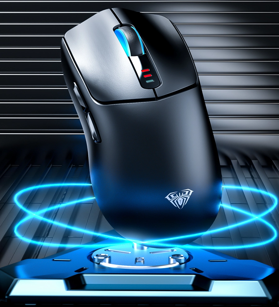 Chuột gaming Aula SC580 3 mode (Có dây/ 2.4G/ Bluetooth/ Đen/ Trắng/ Đỏ)