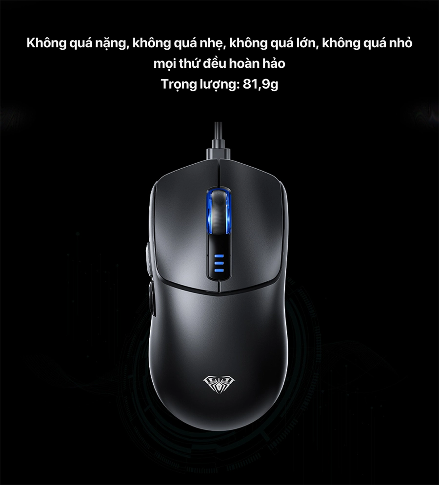 Chuột gaming Aula SC580 3 mode (Có dây/ 2.4G/ Bluetooth/ Đen/ Trắng/ Đỏ)