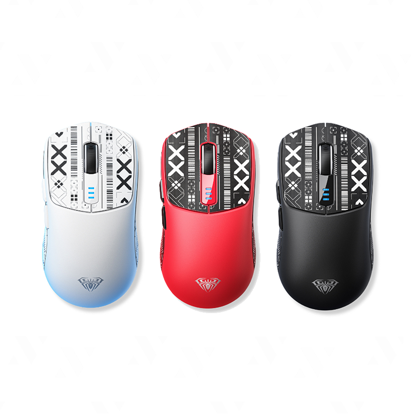 Chuột gaming Aula SC580 3 mode (Có dây/ 2.4G/ Bluetooth/ Đen/ Trắng/ Đỏ)
