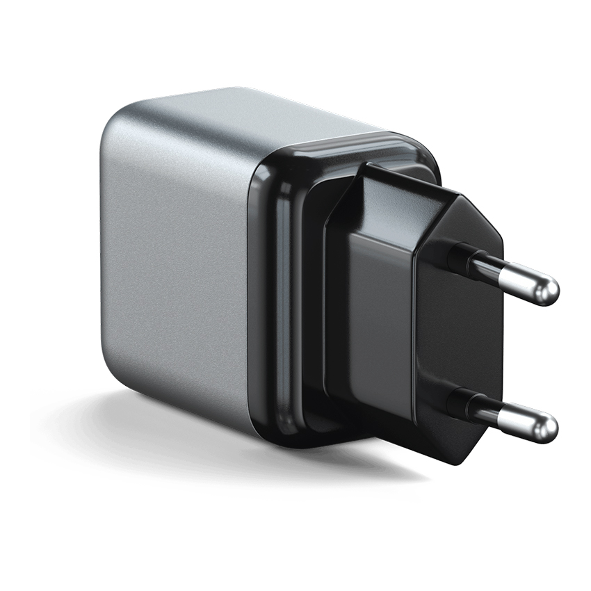 Cốc sạc nhanh Satechi 30W USB-C PD GaN Wall Charger (Chân tròn EU)