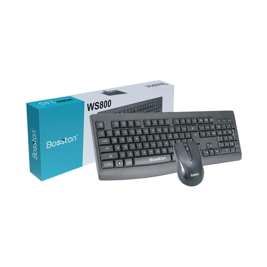 Combo Phím Chuột Không Dây BOSSTON WS800