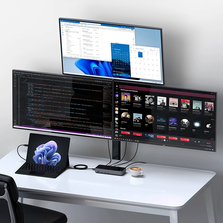 Dock dual USB-C Satechi 12 in 1