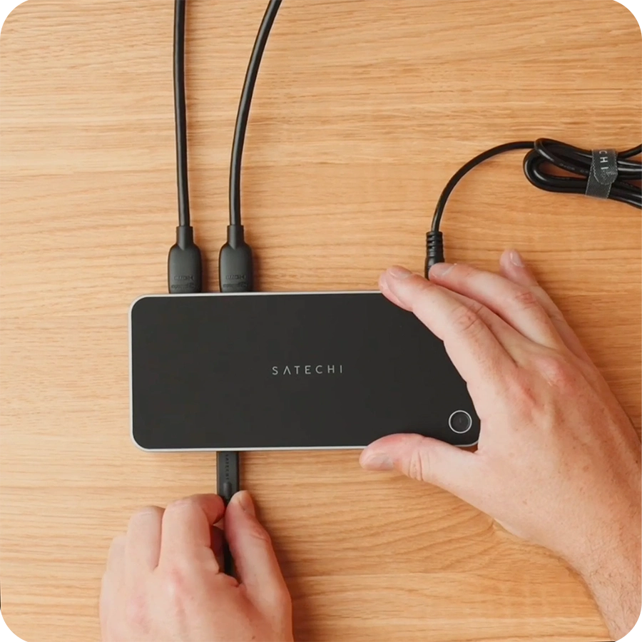 Dock dual USB-C Satechi 12 in 1
