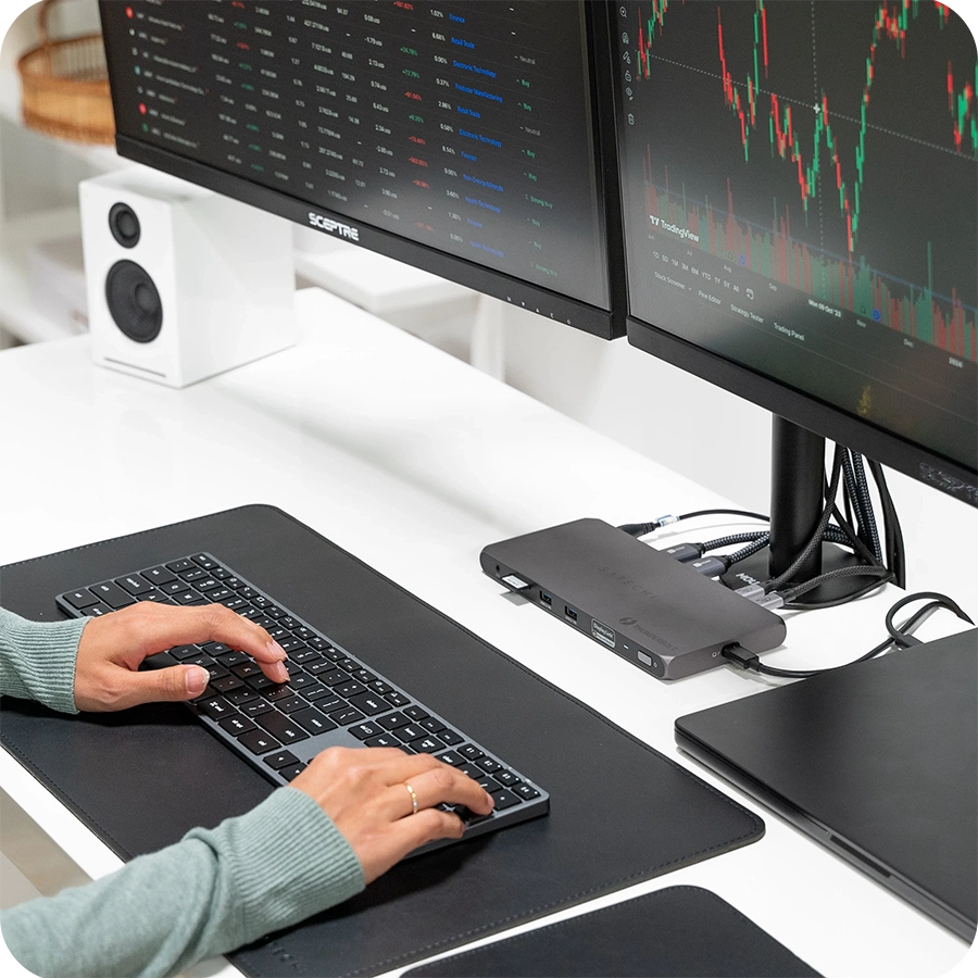 Dock Thunderbolt 4 Satechi 12 in 1 (màu xám, xuất 6K/8K, 40Gbps, PD 96W)