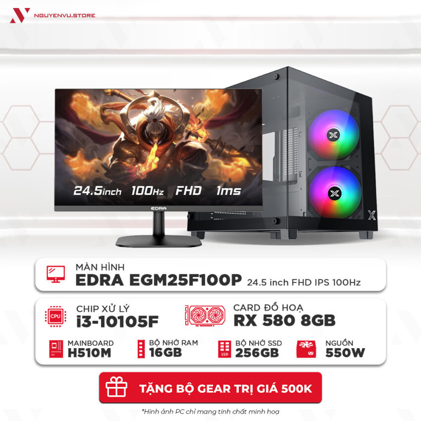 Full bộ PC gaming Giá rẻ 10 triệu 2025