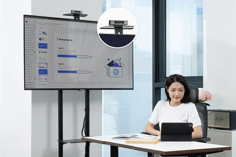 Giá Treo TV Di Động HyperWork Core Stand TVC01 (Hỗ trợ màn hình 37 - 75 inch)