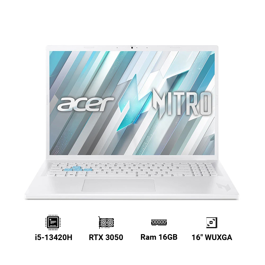 Laptop Gaming Acer Nitro Lite 16 NL16-71G-56WQ (i5-13420H | RTX 3050 | 16GB | 512GB | 16" WUXGA | Win 11)