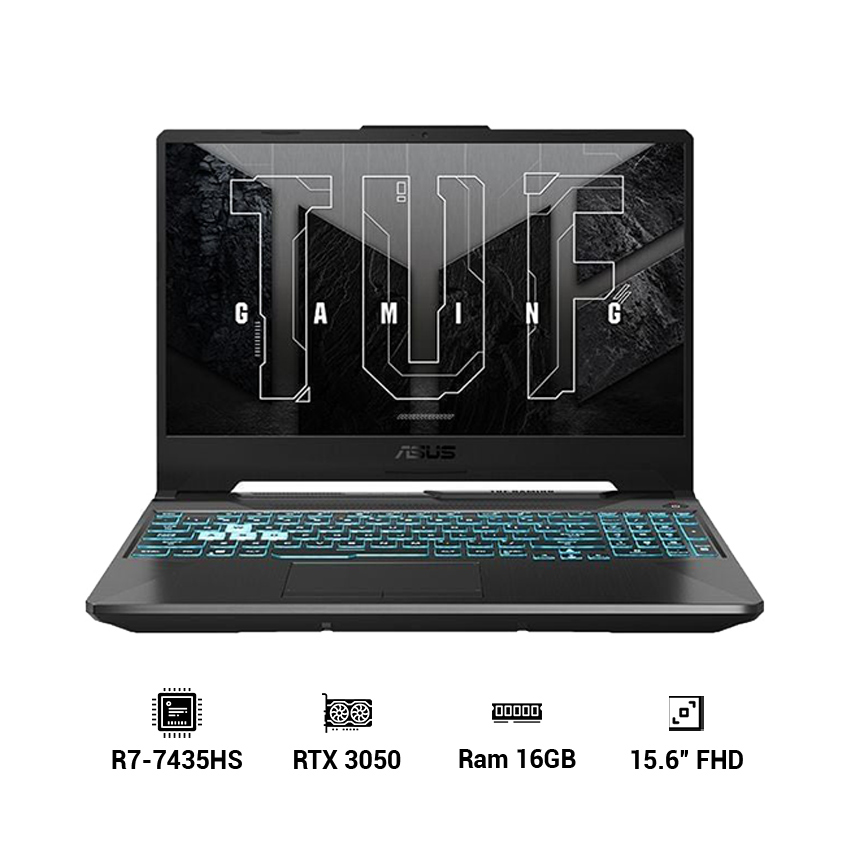 Laptop Gaming ASUS TUF A15 FA506NCR HN097W (Ryzen 7 7435HS | 16GB | 512GB | GeForce RTX 3050 4GB | 15.6" FHD 144Hz | Win 11)