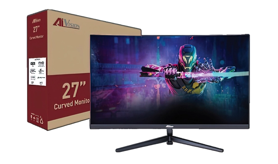 Màn hình cong AiVision A275FC 27" FHD VA 100Hz 5ms (Black)