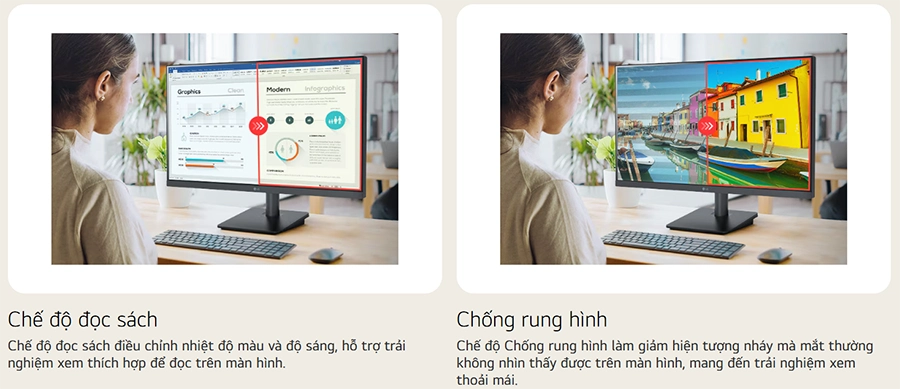 Màn Hình LG 25MS500-B 25" FHD IPS 100Hz 5ms