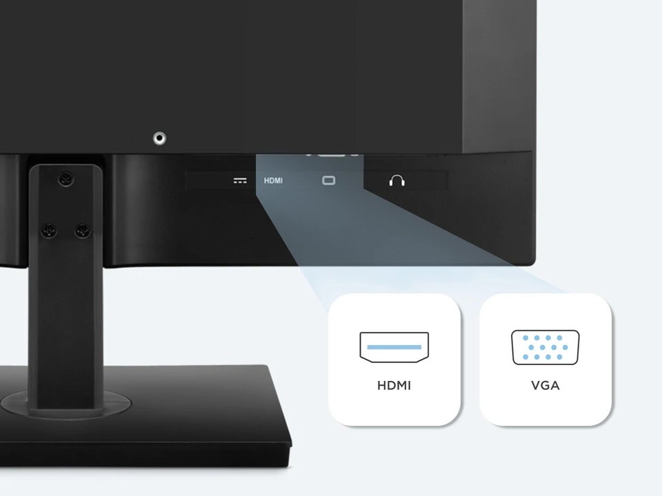 Màn Hình ViewSonic VA22E1-H 21.5" (FHD 1920 x 1080/ TN/ 75Hz/ 1 ms/ HDMI +VGA) 6 man hinh viewsonic va22e1 h 4