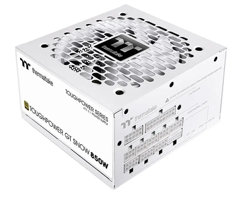 Nguồn Thermaltake Toughpower GT 850W Snow 80 PLUS Gold