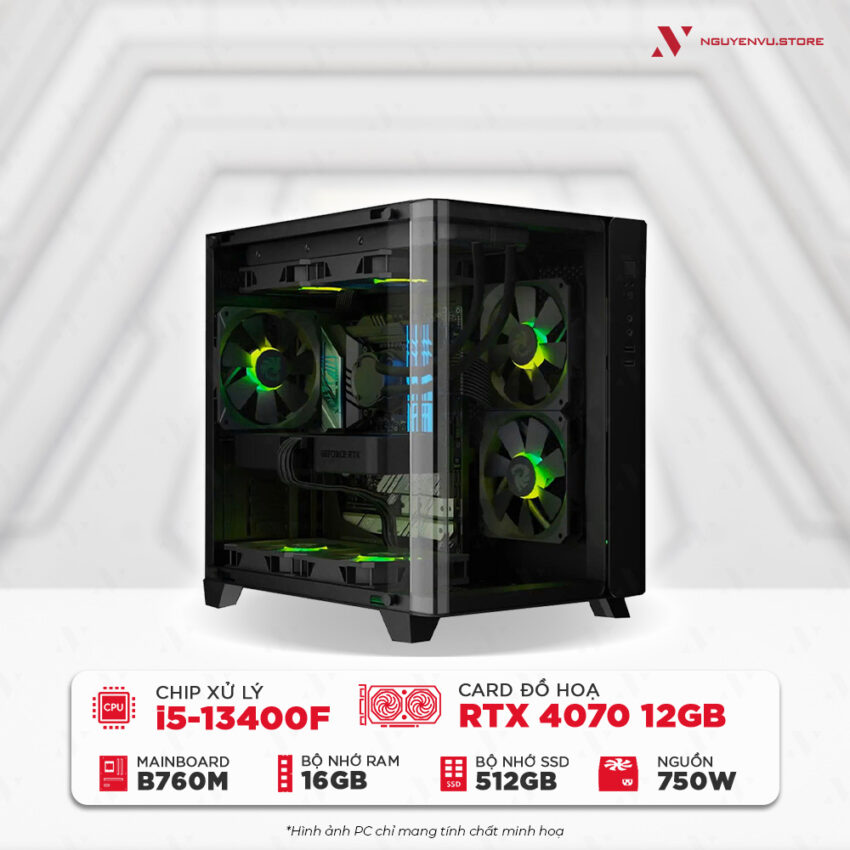 Cấu hình PC gaming i5 13400f RTX 4070 12GB