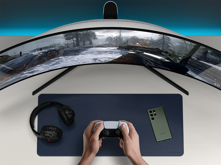 Tấm lót chuột SATECHI Vegan Leather Premium Desk Mat