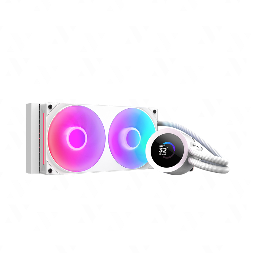 Tản Nhiệt Nước NZXT Kraken Plus 240 RGB V2 White - 240mm (RL-KR240-W2)