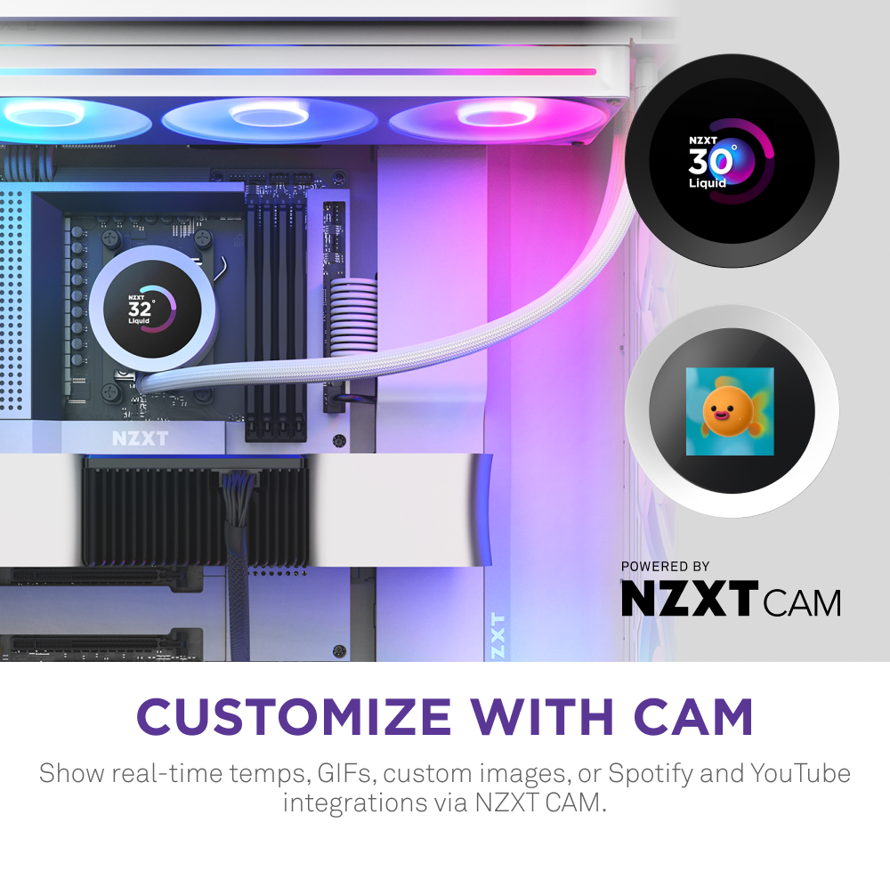 Tản Nhiệt Nước NZXT Kraken Plus 360 RGB (Đen/ Trắng)