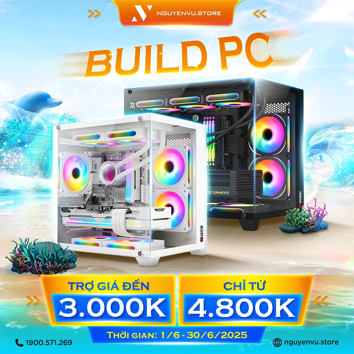 Build PC trợ giá đến 3.000.000đ | Nguyễn Vũ Store