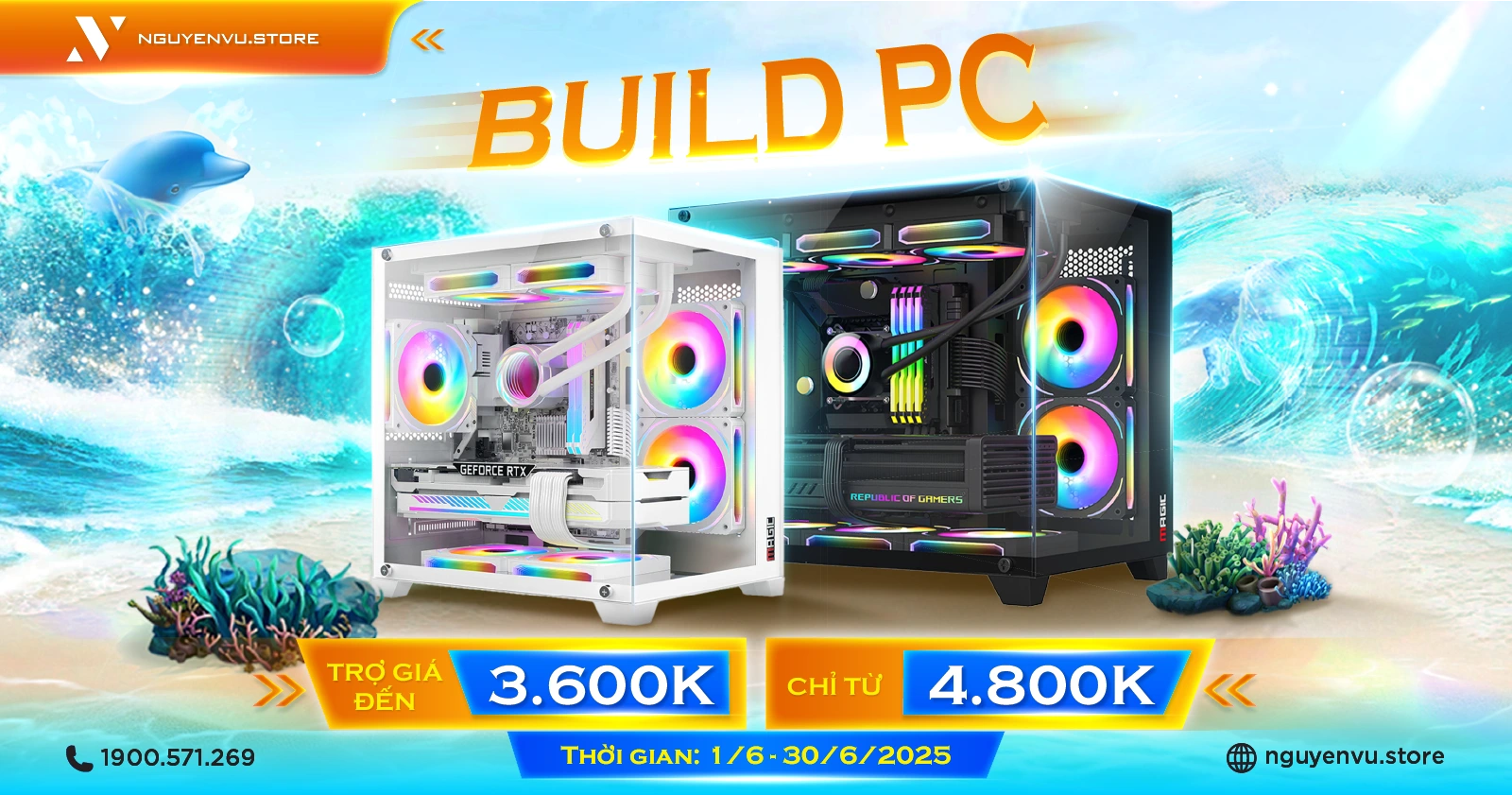 Build PC trợ giá đến 3.000.000đ | Nguyễn Vũ Store