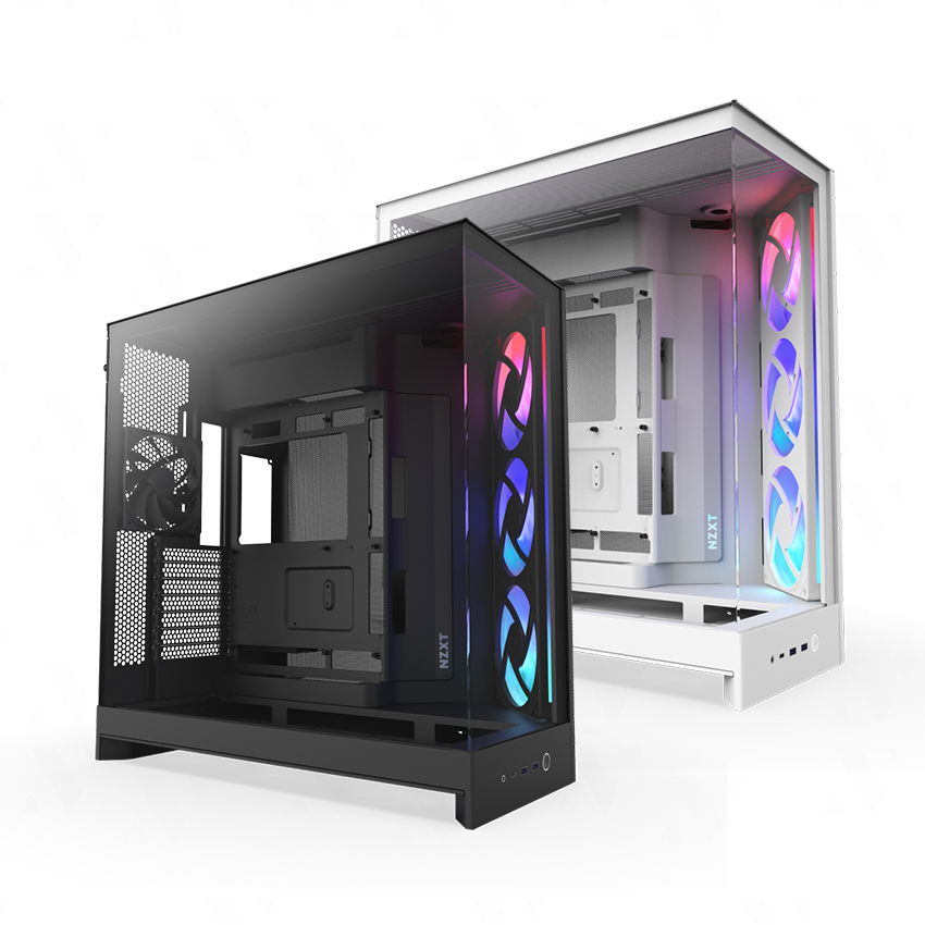 Vỏ Case NZXT H9 Flow RGB Mid-Tower ( Trắng/ Đen )