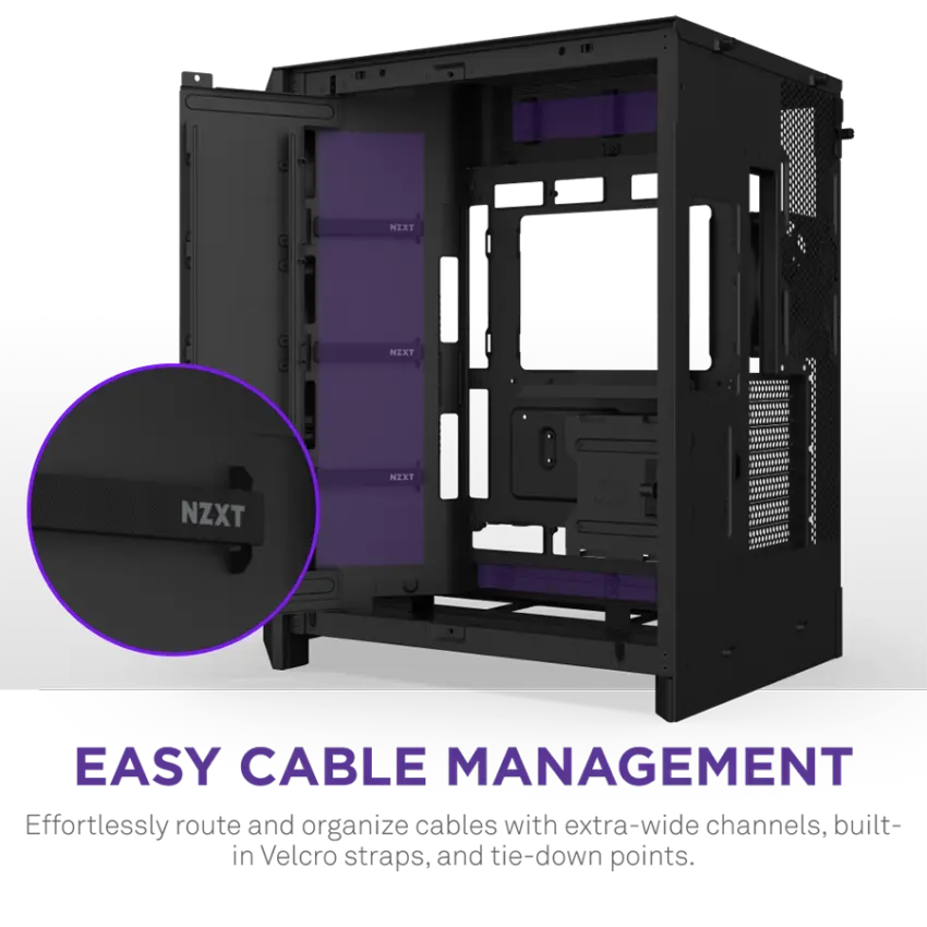 Vỏ Case NZXT H9 Flow RGB Mid-Tower ( Trắng/ Đen )