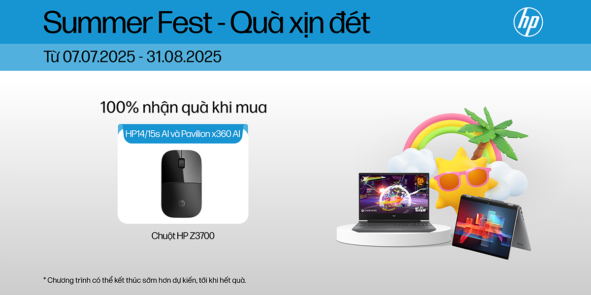SUMMER FEST | Mua laptop HP nhận quà xịn đét | Nguyễn Vũ Store