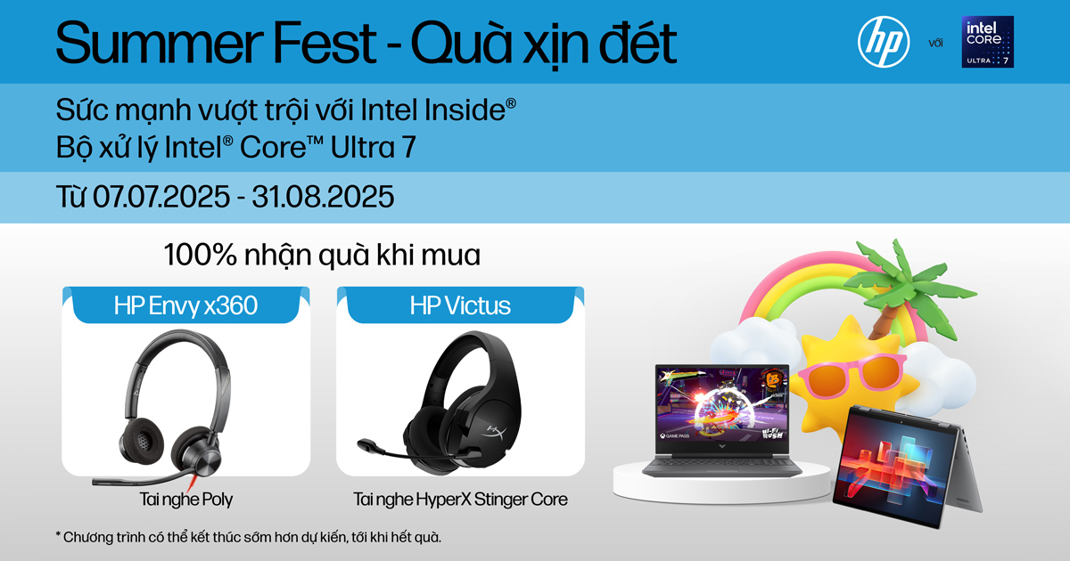 SUMMER FEST | Mua laptop HP nhận quà xịn đét | Nguyễn Vũ Store