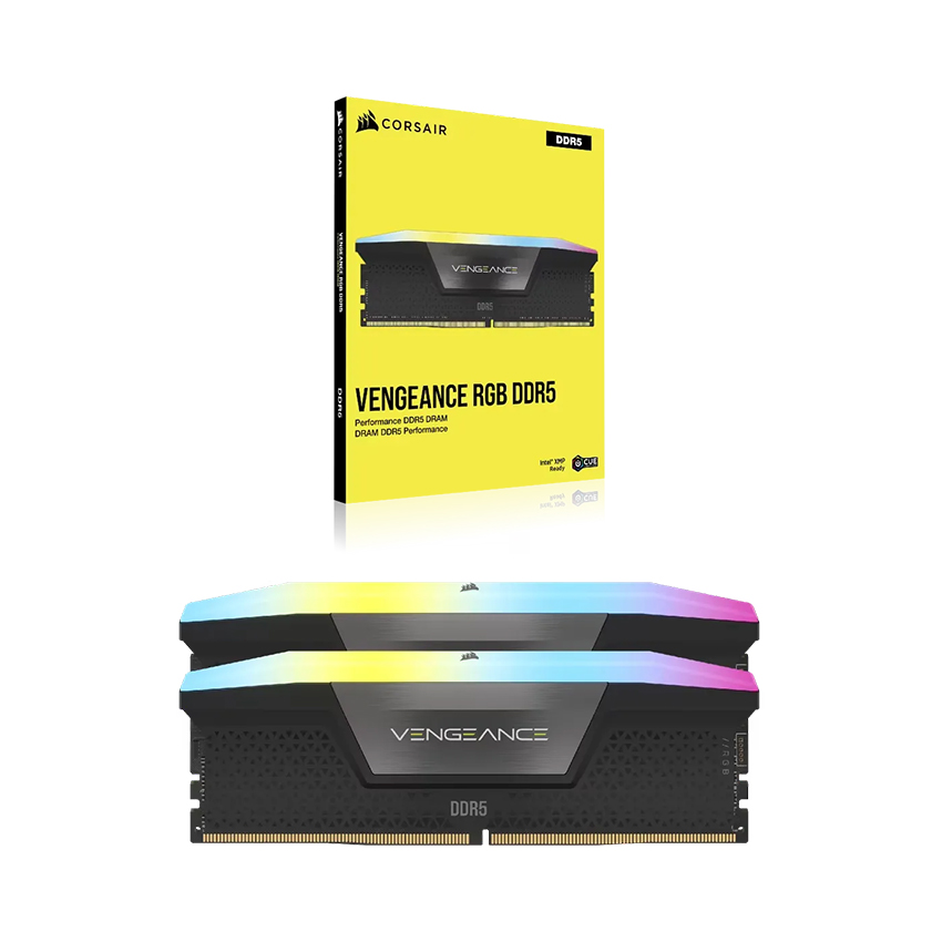 Ram Corsair VENGEANCE RGB 32GB (2x16GB) 5600MHz DDR5 (CMH32GX5M2B5600C40K) - Ảnh 4