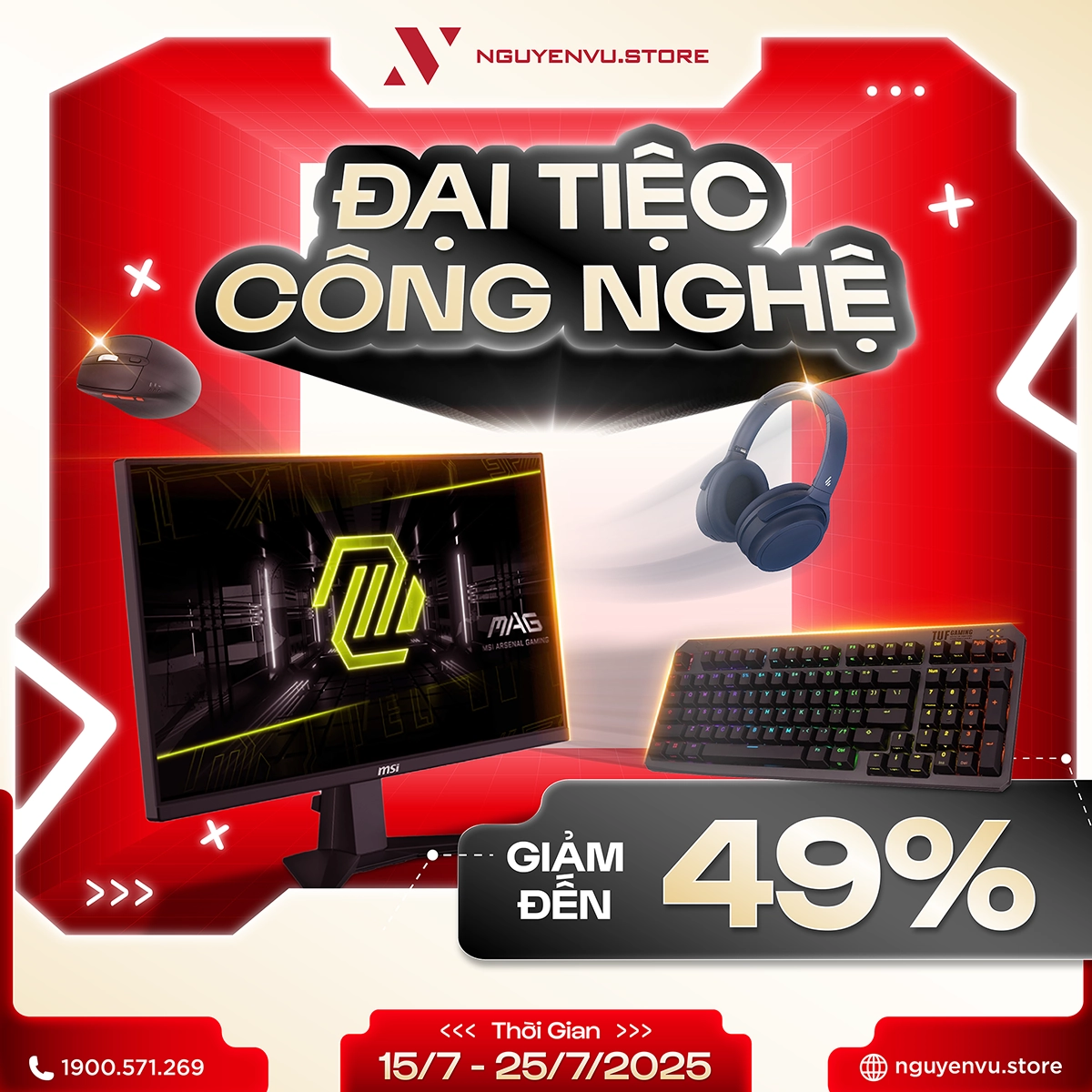 Đại Tiệc Công Nghệ - Ưu đãi đến 49% | Nguyễn Vũ Store