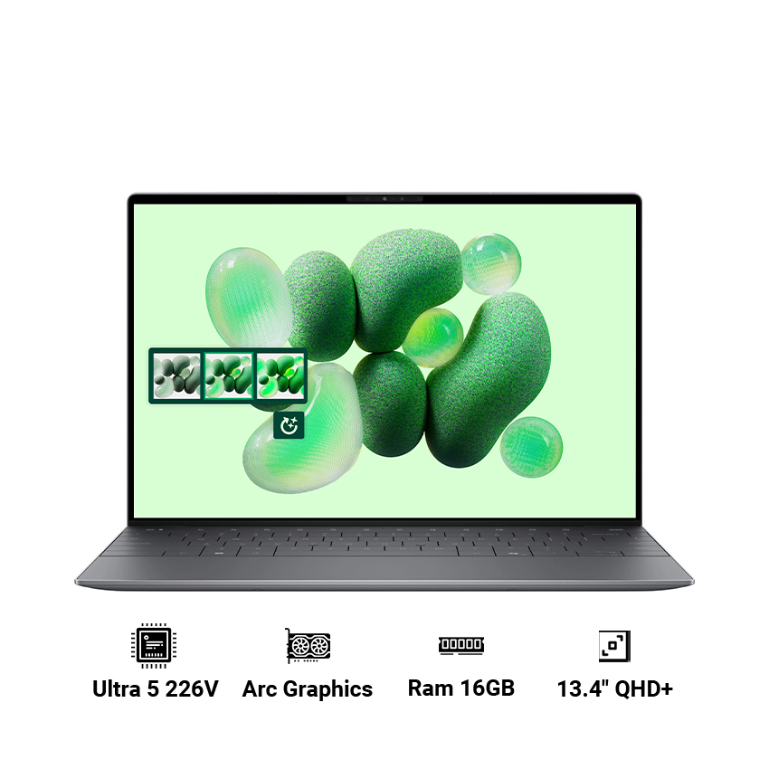 Laptop Dell XPS 13 9350 XPS9350-U5IA165W11GR-FP (U5-226V | 16GB LPDDR5X | SSD 512GB | Intel Arc Graphics | 13.4 inch QHD+ | Win11 Home)