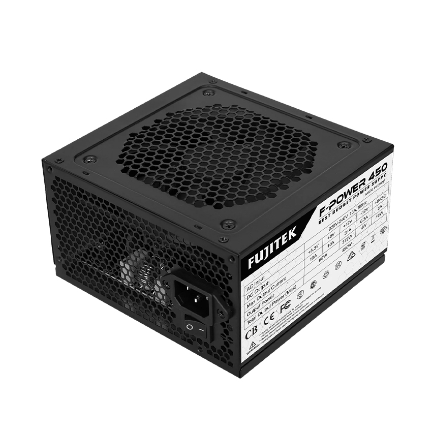 Nguồn máy tính Fujitek F-POWER 450 - 80 Plus Bronze