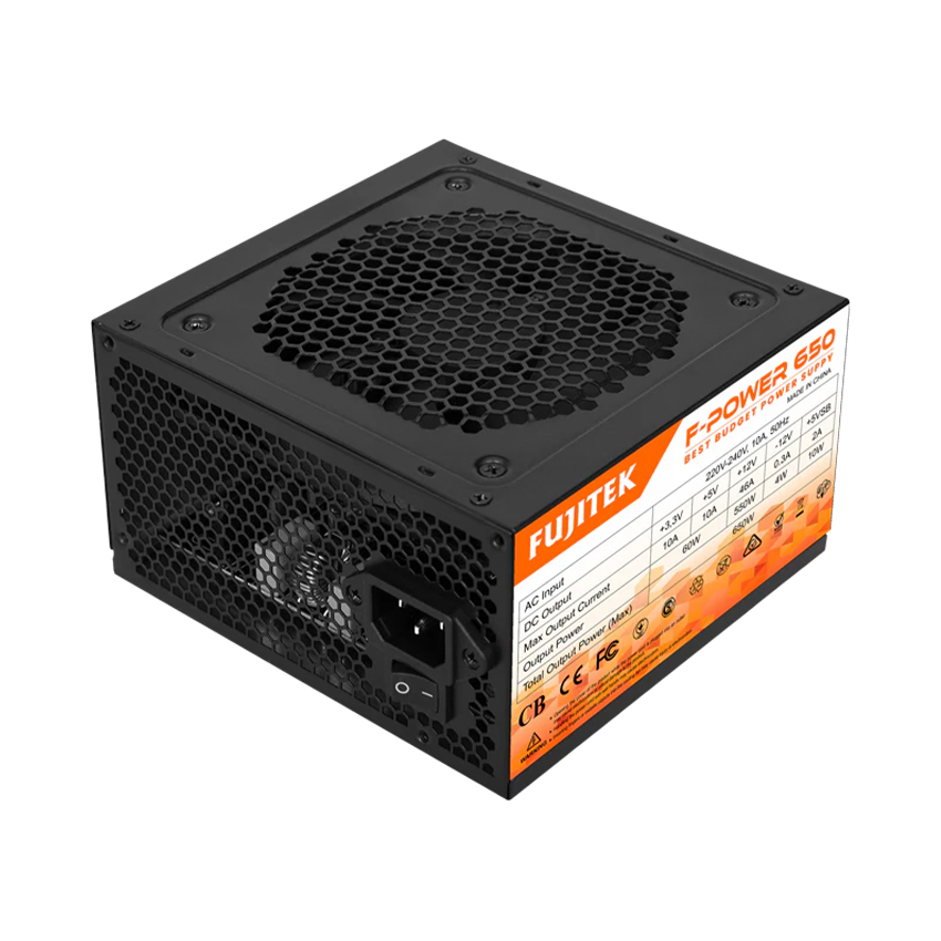 Nguồn máy tính Fujitek F-POWER 650 - 80 Plus Bronze