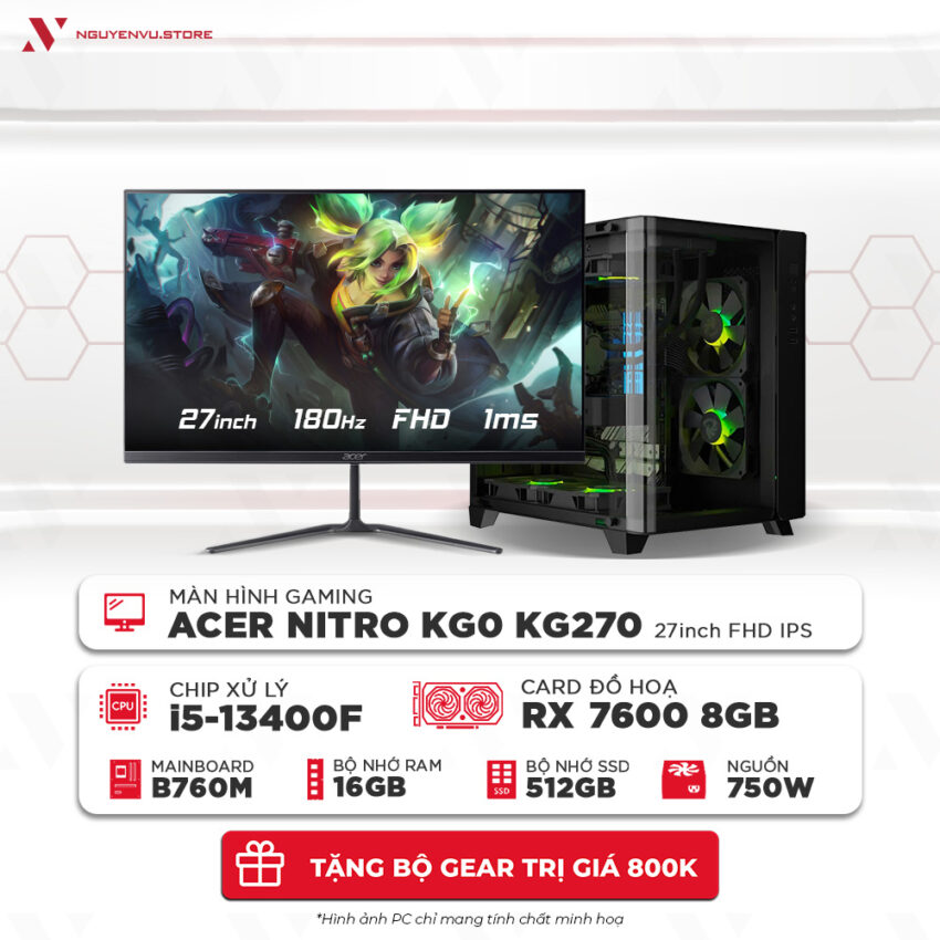 Full bộ PC Gaming 20 Triệu