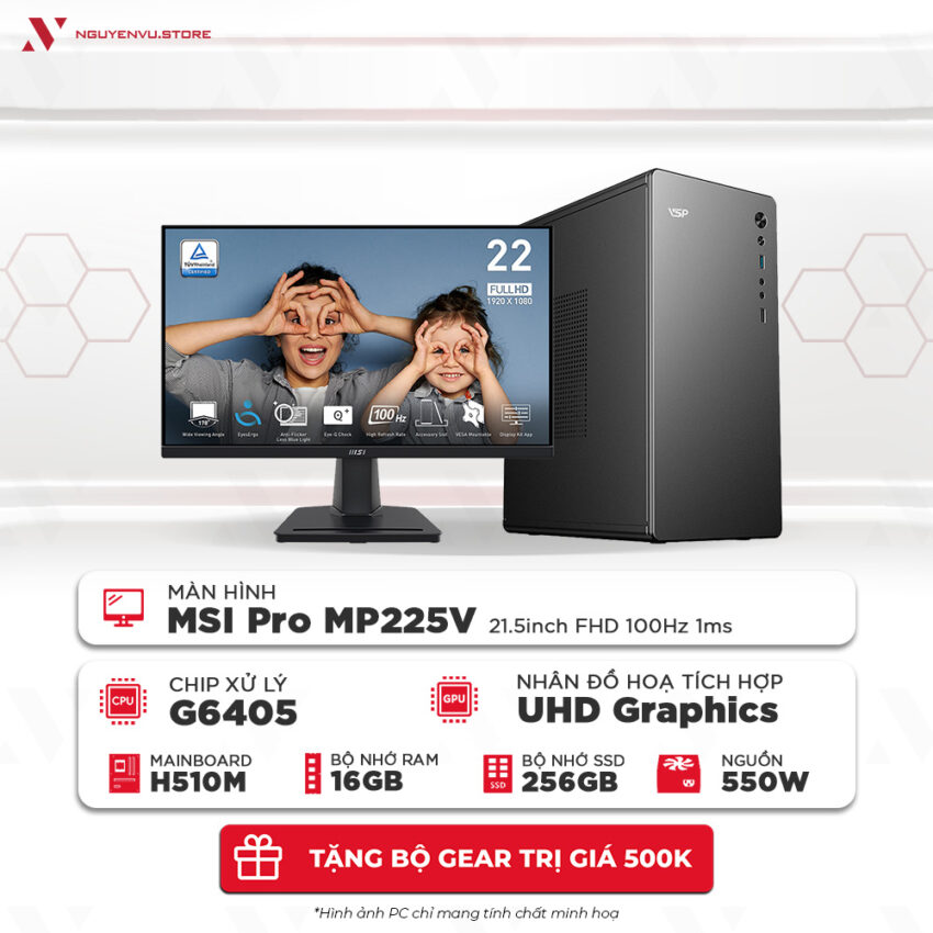 Full bộ PC văn phòng Intel G6405