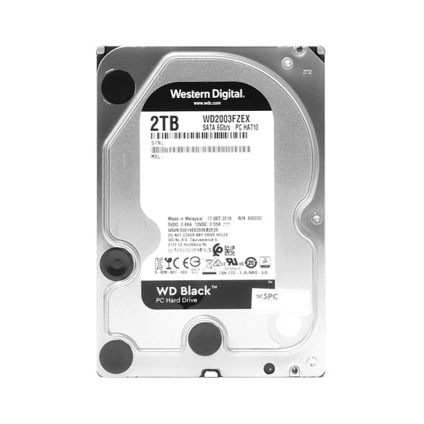 Ổ cứng HDD Western Digital Black 2TB 3.5" SATA 3 - WD2003FZEX