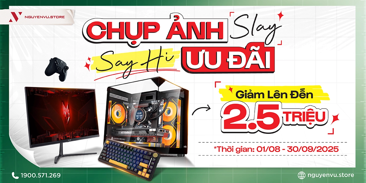 Check-in Tại Nguyễn Vũ Store Nhận Ưu Đãi Lên Đến 2.5 TRIỆU